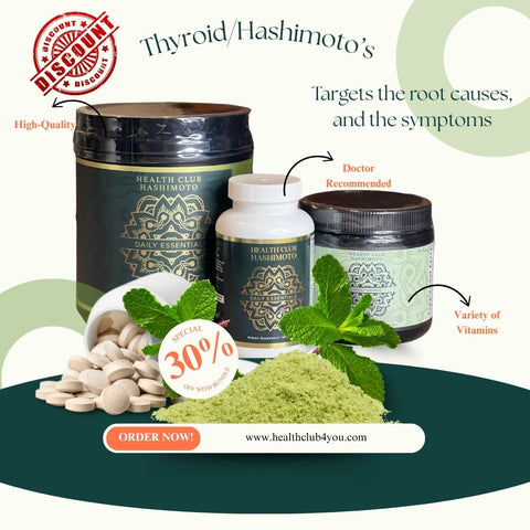 Thyroid/Hashimoto Daily Essentials POWDER (30% discount bundl) - Health Club Hashimoto