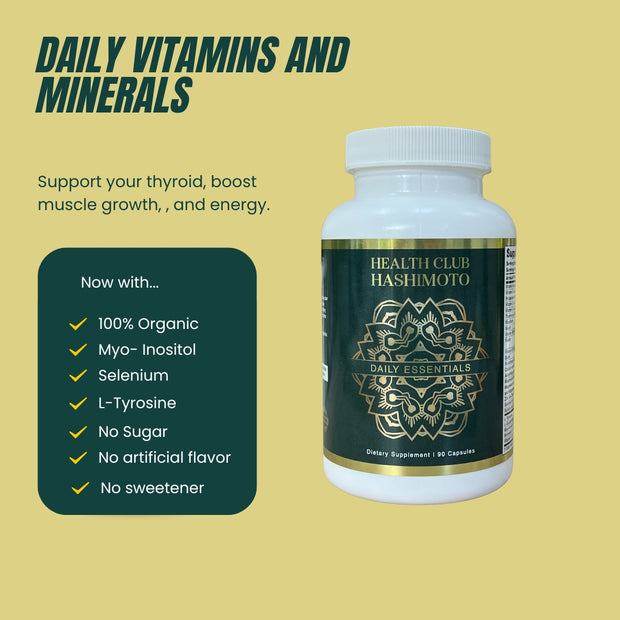 Daily Essentials (CAPSULES) - Health Club Hashimoto